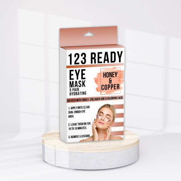123 Ready Honey & Copper Hydrating Gel Eye Patches