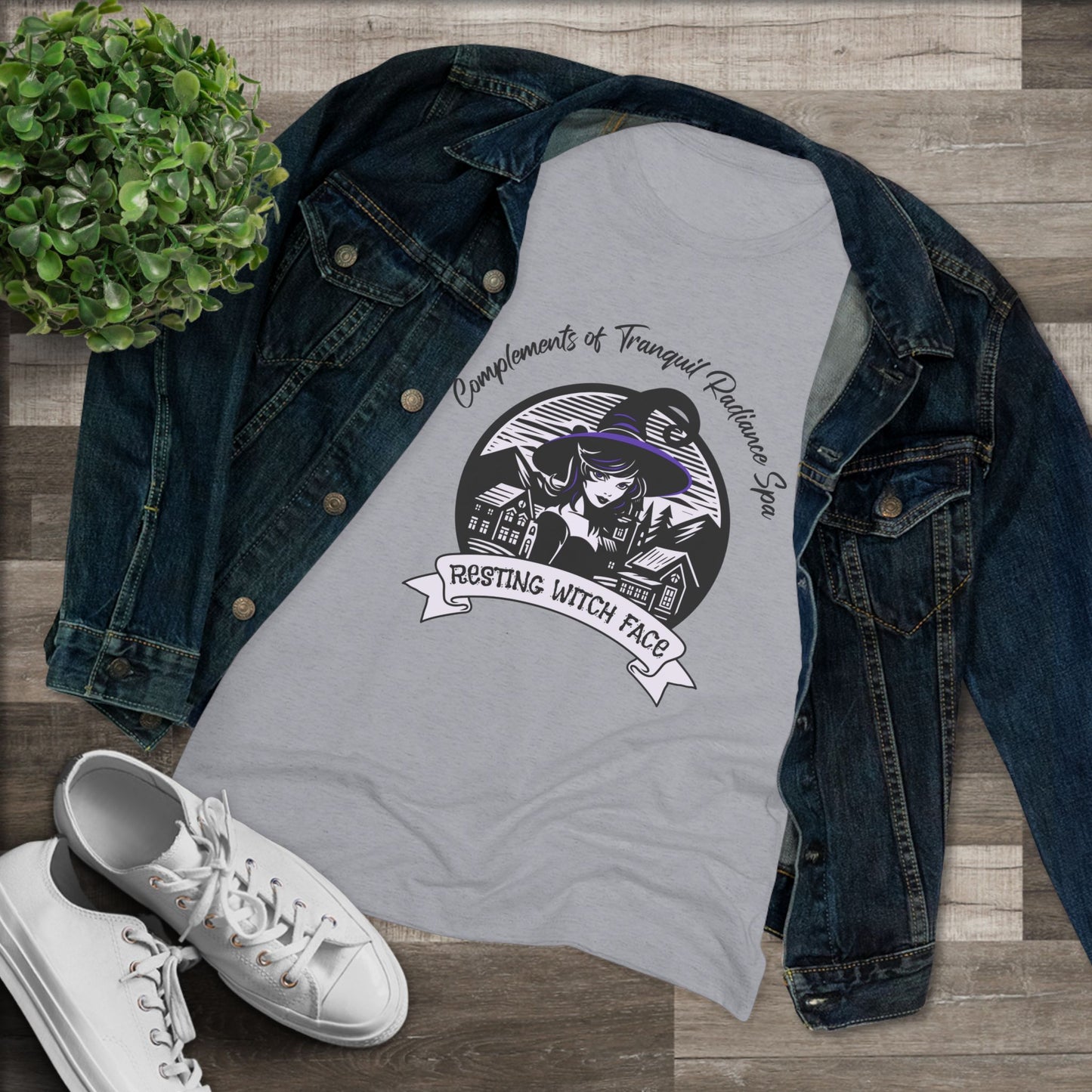 Resting Witch Face - Women's Triblend Tee