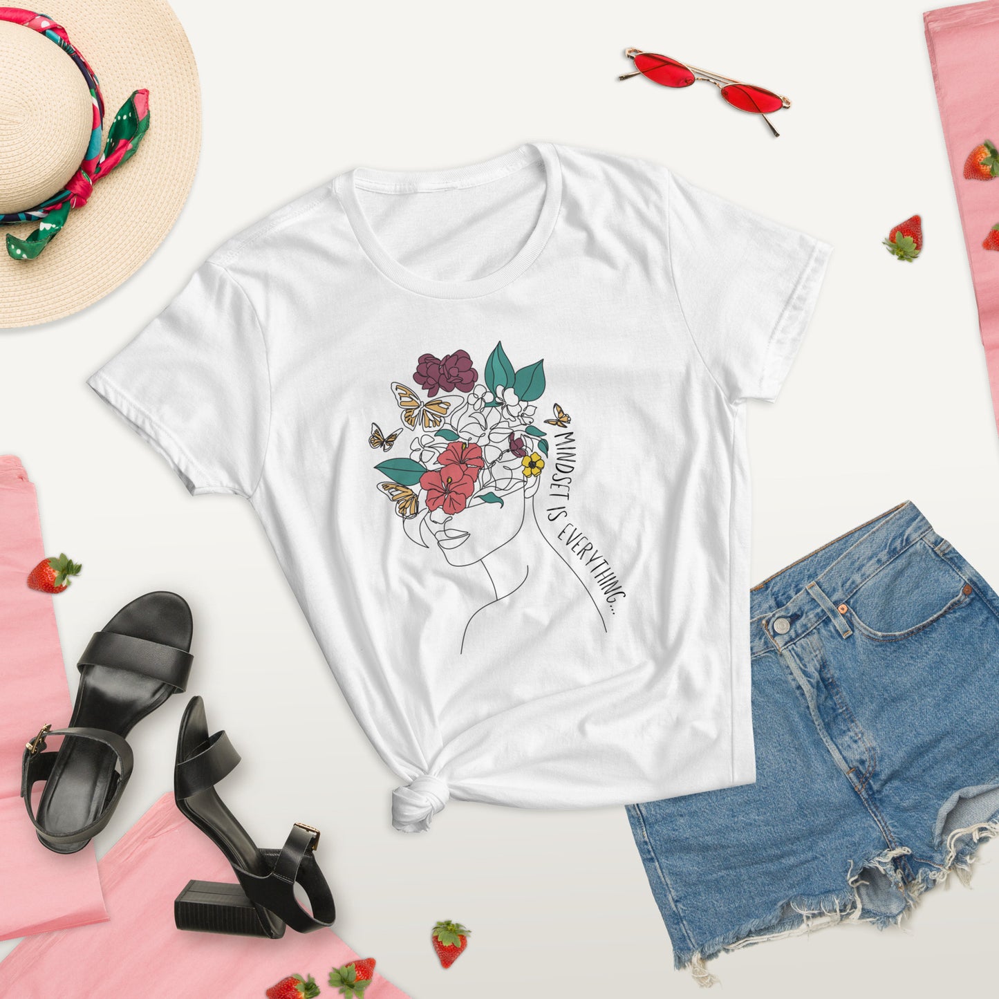 Women's short sleeve t-shirt - Mindset is Everything