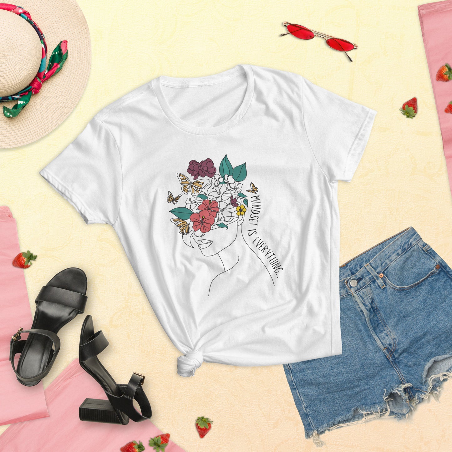 Women's short sleeve t-shirt - Mindset is Everything