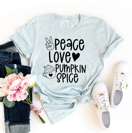 Peace Love Pumpkin Spice T-Shirt