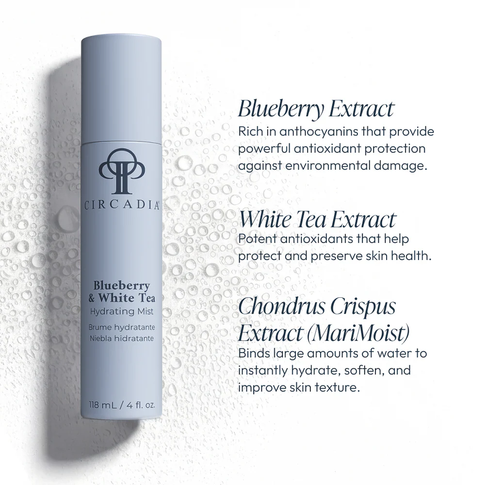 Blueberry & White Tea Hydrating Mist 4oz