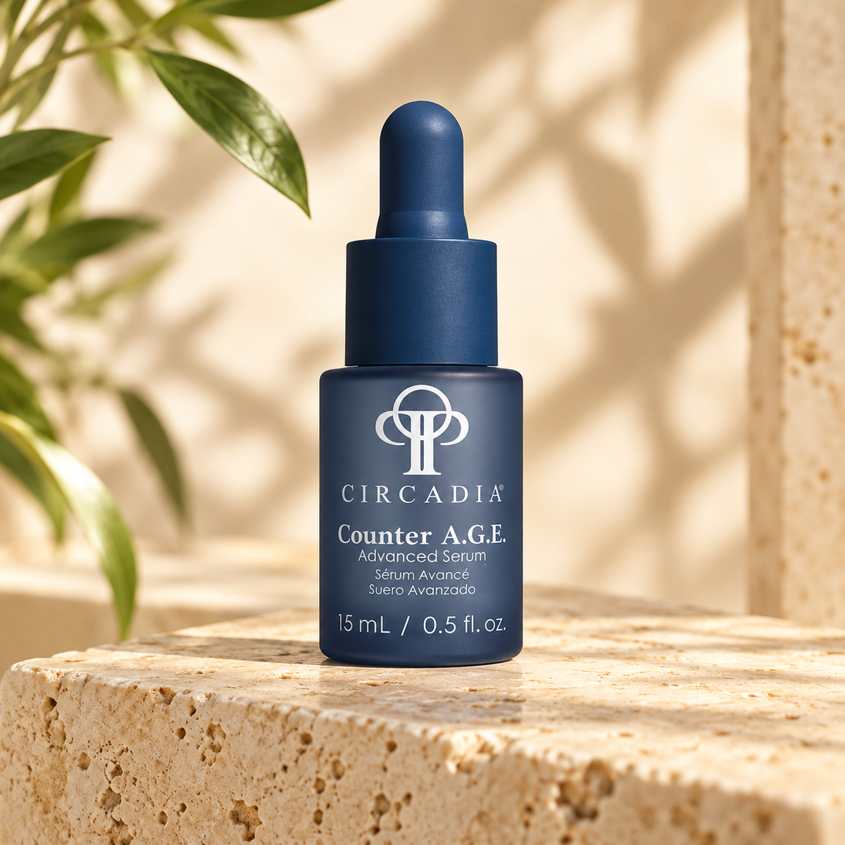 A 15 mL bottle of Circadia Counter A.G.